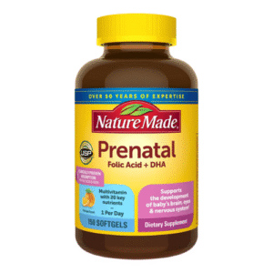 Viên Uống Nature Made Prenatal Folic Acid + DHA – Hộp 150 Viên