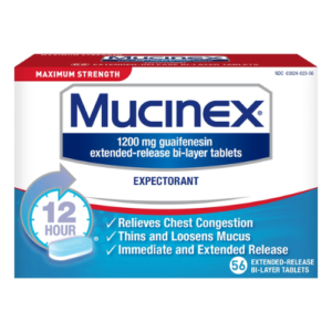 Viên uống hỗ trợ long đờm Mucinex Maximum Strength – 56 viên
