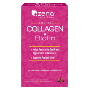 Nước uống Collagen Zena Liquid Collagen + Biotin 2500mg – Chai 887ml (30 fl oz)