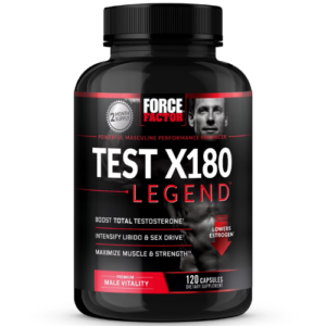 Viên uống tăng cường testosterone Force Factor Test X180 Legend cho nam – Hộp 120 viên