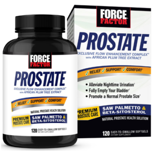 Viên uống hỗ trợ sức khỏe tuyến tiền liệt Force Factor Prostate Support – Hộp 120 viên