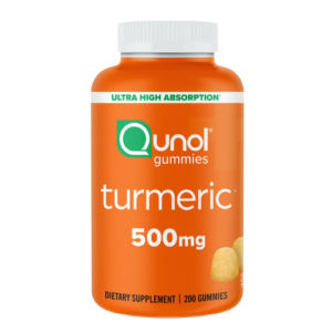 Kẹo Dẻo Nghệ Curcumin Hấp Thu Cao Qunol Turmeric Curcumin Complex – Hộp 200 Viên Nhai