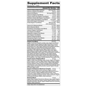 iên uống bổ sung vitamin tổng hợp hữu cơ USDA Kirkland Signature, 80 viên nén