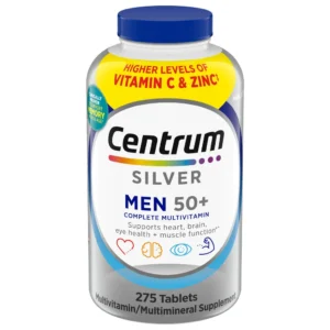 Viên uống bổ sung vitamin tổng hợp Centrum Silver dành cho nam giới trên 50 tuổi, 275 viên.