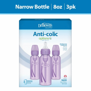 Bình sữa chống đầy hơi Dr. Brown’s Natural Flow Anti-Colic Options+ (Set 3 Bình)