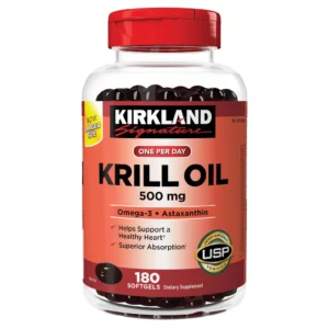 Dầu nhuyễn thể Kirkland Signature 500mg, 180 viên nang mềm