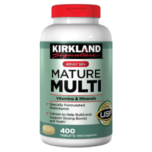 Kirkland Signature Adult 50+ Mature Multi Vitamins & Minerals, 400 Tablets