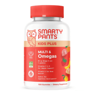Kẹo Dẻo Bổ Sung Vitamin Tổng Hợp Và Omega SmartyPants Dành Cho Trẻ Em, 100 Viên.