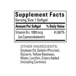 Viên nang mềm Nature Made Vitamin B12 1000 mcg, 400 viên.