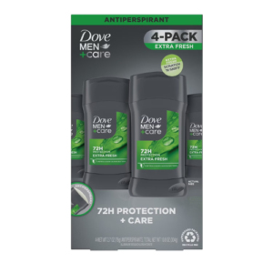 Lăn Khử Mùi Dove Men+Care Antiperspirant Deodorant Stick Extra Fresh - Hộp 4 Thanh