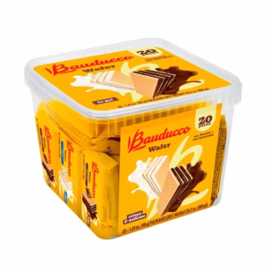 Bánh Xốp Socola & Vanilla Bauducco Wafers Chocolate & Vanilla – Hộp 20 Gói