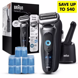 Bộ Dao Cạo Râu Điện Cho Nam Braun Series 7 7189cc Electric Razor Shaver Kit for Men
