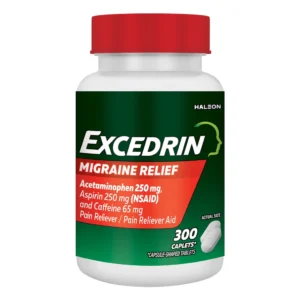 Thuốc giảm đau nửa đầu Excedrin Migraine, hộp 300 viên nén