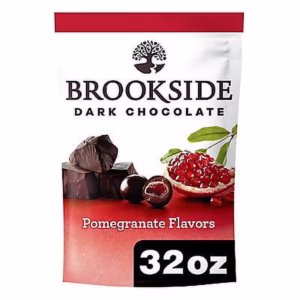 Socola đen vị lựu Brookside, túi 32 oz.
