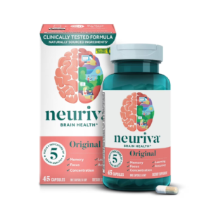 Viên Uống Neuriva Original Brain Health Supplement Capsules Hỗ trợ sức khỏe não bộ - Hộp 45 Viên