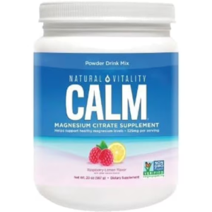 Bột Uống Bổ Sung Magie Natural Vitality CALM Hương Mâm Xôi Chanh – Hộp 567g