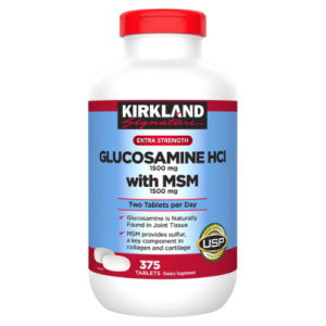 Viên Uống Hỗ Trợ Xương Khớp Kirkland Signature Glucosamine với MSM – Hộp 375 Viên