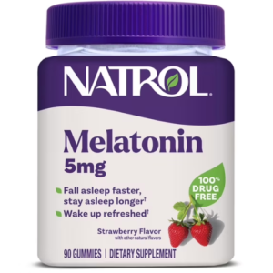 Kẹo Dẻo Hỗ Trợ Giấc Ngủ Natrol Melatonin 5mg – Hộp 90 Viên