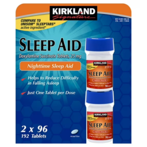 Viên Uống Hỗ Trợ Giấc Ngủ Kirkland Signature Nighttime Sleep Aid - 2 Hộp X 96 Viên