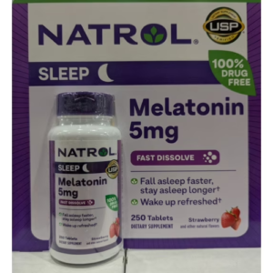 Viên Uống Natrol Melatonin 5 mg Fast Dissolve Tablets - 250 Viên
