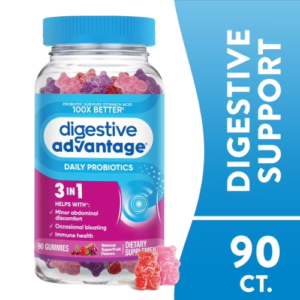 Kẹo Dẻo Bổ Sung Probiotic Hàng Ngày Digestive Advantage – Hộp 90 Viên