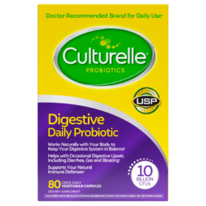Viên Uống Culturelle Digestive Health Probiotic – Hộp 80 Viên