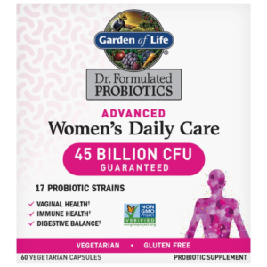 Viên Uống Hỗ Trợ Tiêu Hóa Garden of Life Women's Daily Care Probiotic – Hộp 60 viên