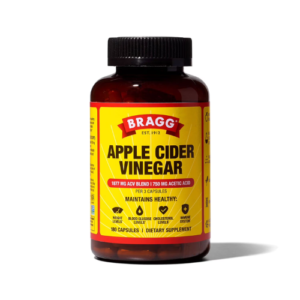 Viên Uống Giấm Táo Bragg Apple Cider Vinegar Supplement Capsules – Hộp 180 Viên