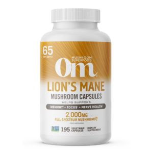 Viên Uống Hỗ Trợ Não Bộ Lion’s Mane – Hộp 195 Viên