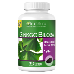 Viên Uống Bổ Não Trunature Ginkgo Biloba – Hộp 340 Viên