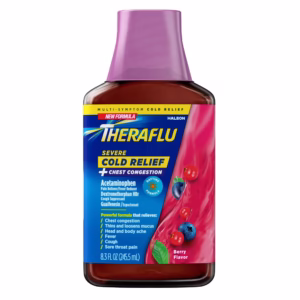 Thuốc cảm cúm Theraflu Expressmax, hương dâu, chai 45,5 ml