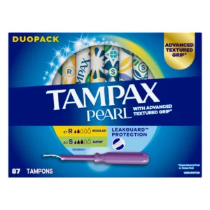 Tampax Pearl Super Tampons Không Mùi - Hộp 87 Miếng