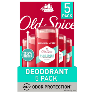 Lăn Khử Mùi Old Spice High Endurance Pure Sport – Hộp 5 Thanh