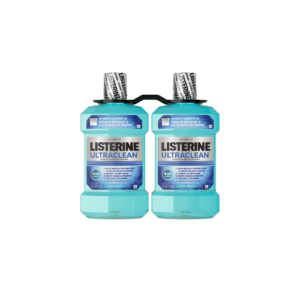 Nước Súc Miệng Khử Khuẩn Listerine Ultraclean Cool Mint – 2 Chai 1,5 Lít