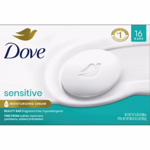 Xà Phòng Dưỡng Ẩm Cho Da Nhạy Cảm Dove Beauty Bar Sensitive Skin - Hộp 16 Thanh X 106g