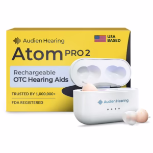 Máy trợ thính sạc lại Audien Hearing Atom Pro 2 (OTC)