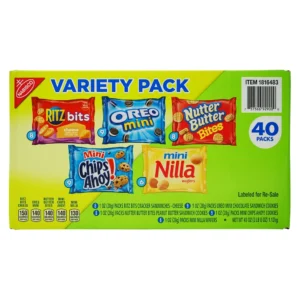 Combo bánh snack Nabisco, hộp 40 cái