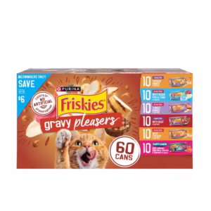 Pate Mèo Friskies Gravy Purina – Hộp 60 Lon