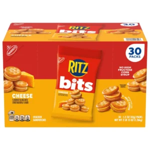 Bánh quy kẹp RITZ Bits vị phô mai, hộp 30 cái