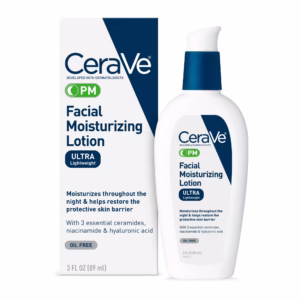 Kem Dưỡng Da Ban Đêm CeraVe Facial Moisturizing Lotion PM Oil-Free – Chai 3 Oz