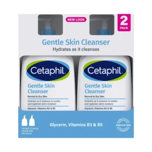 Sữa Rửa Mặt Dịu Nhẹ Cetaphil Hydrating Cleanser Glycerin & Vitamin B5, B3 - Set 2 Chai