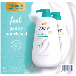 Sữa Tắm Cho Da Nhạy Cảm Dove Sensitive Skin Hypoallergenic Body Wash - 2 Chai X 905ml